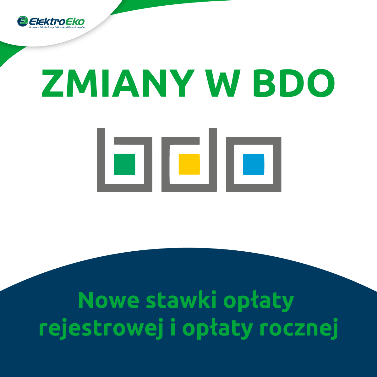 Zmiany w BDO. Nowe stawki opłaty rejestrowej i opłaty rocznej